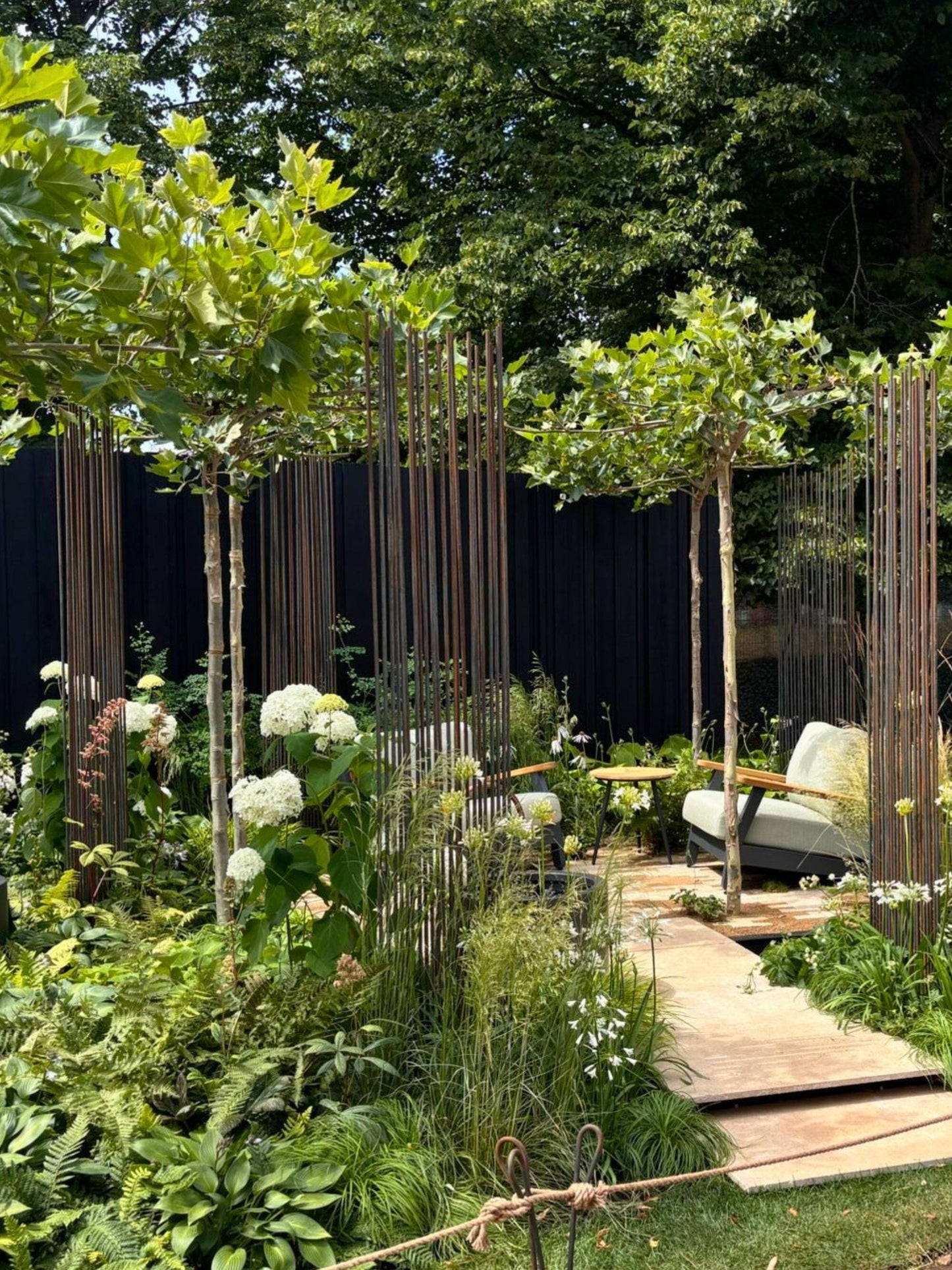 Featured in the RHS Gold award-winning A Garden of Two Tales at RHS Hampton Court 2025