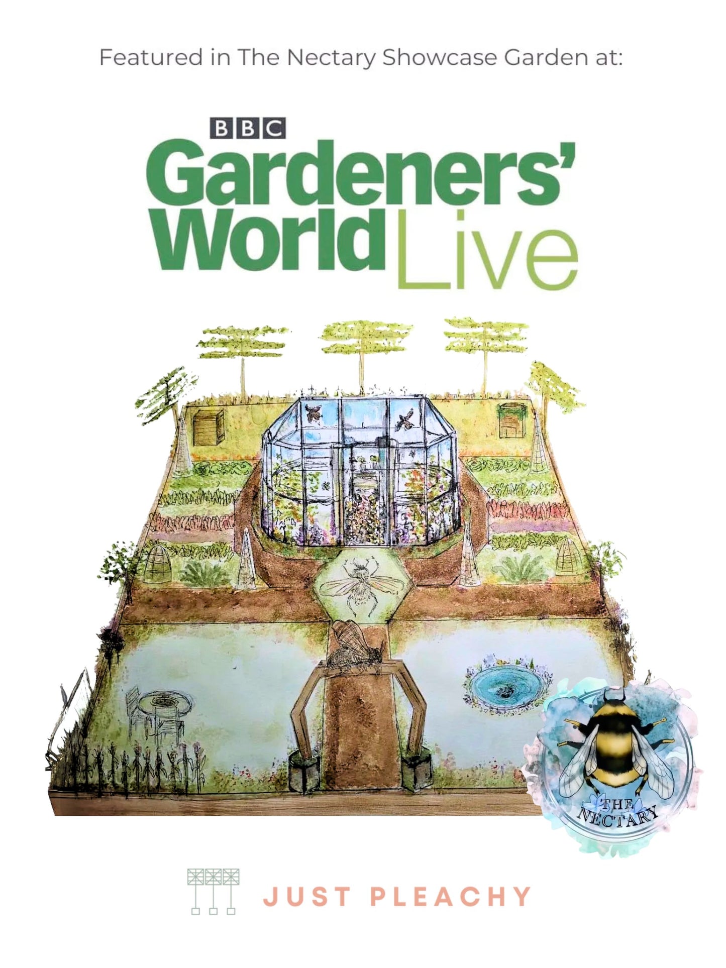 Featured in the Silver Merit award-winning The Nectary at BBC Gardeners’ World Live