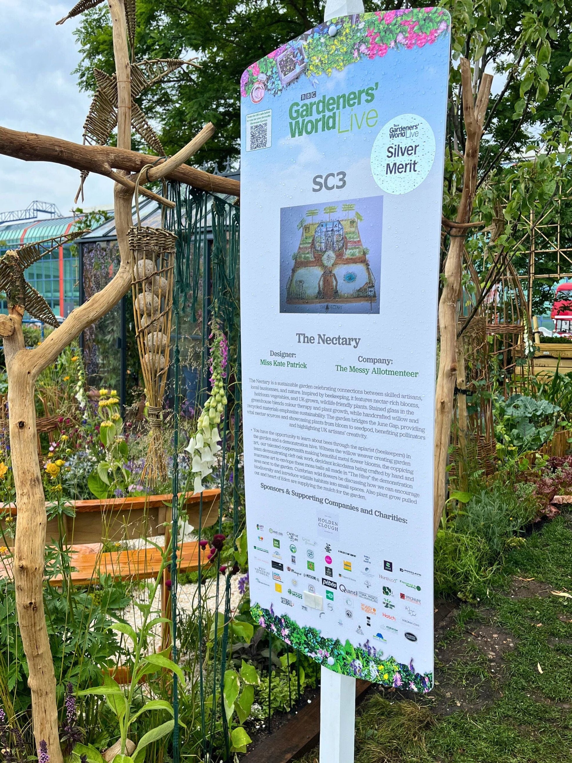 Featured in the Silver Merit award-winning The Nectary at BBC Gardeners’ World Live
