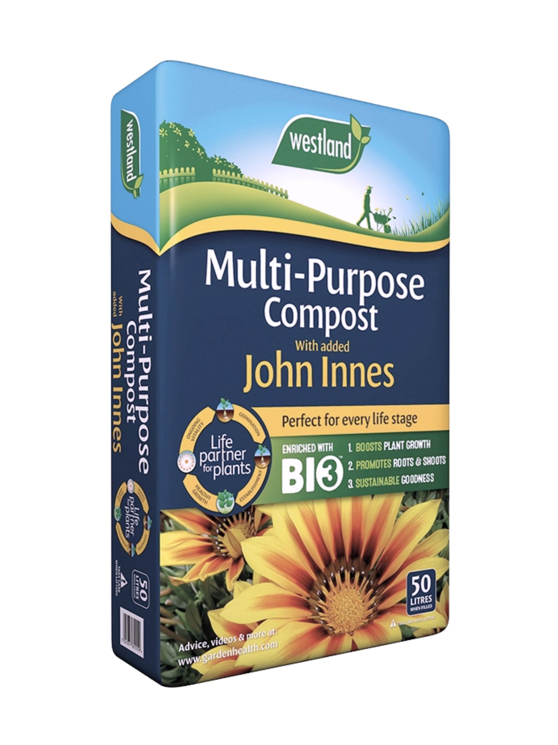 Westland Multi-Purpose Compost with John Innes 50L | Suitable for 3 Trees